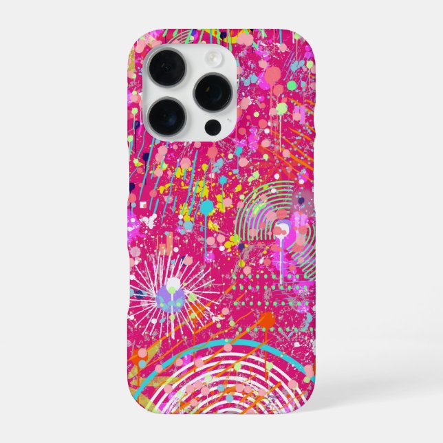 Maximalist Abstract Art: the Candy Store iPhone Case (Back)