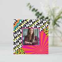 Maximalist Birthday Photo Patterns Colourful