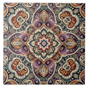 Maximalist Bohemian Elegance Tile