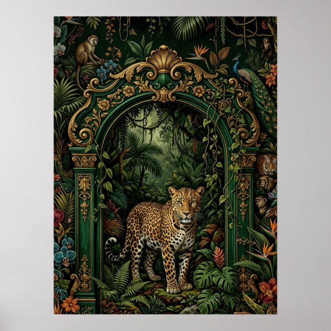 Maximalist Decor Leopard Poster (Front)