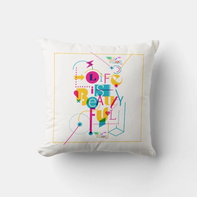Maximalist Designs for Vibrant Personalities  Cushion (Front)