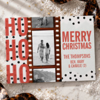 Maximalist Ho Ho Ho Film Strip Christmas Photo