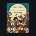 Maximalist Jewel Toned Wedding Save the Date Magnet<br><div class="desc">Make sure everyone makes note of your special day with this unforgettable save the date card!</div>