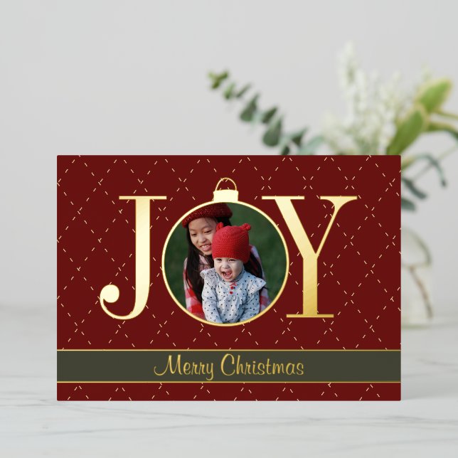 Maximalist JOY Christmas Photo Real (Standing Front)