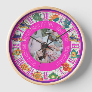 Maximalist Kitchen Decor Hippy Photo ANY EVENT Clock