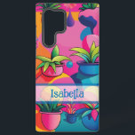 Maximalist Potted Plants Samsung Galaxy Case<br><div class="desc">Perilously colourful array of potted plants done with retro 60's/70's flair.</div>
