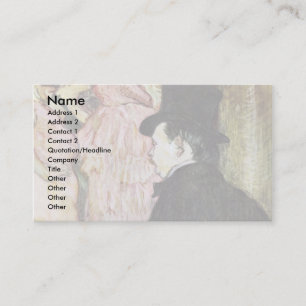 Maxime Dethomas At The Opera Ball, Business Card