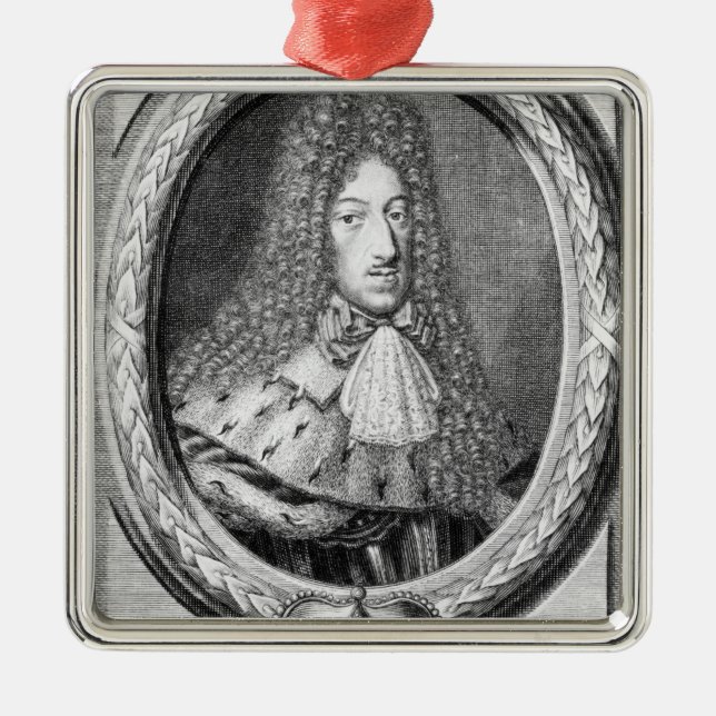 Maximilian II Emanuel Metal Tree Decoration (Front)