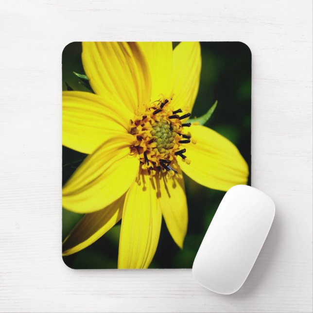 Maximilian Sunflower Flower  Mouse Pad (With Mouse)