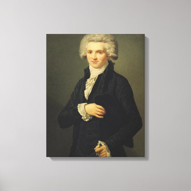 Maximilien de Robespierre  1791 Canvas Print (Front)