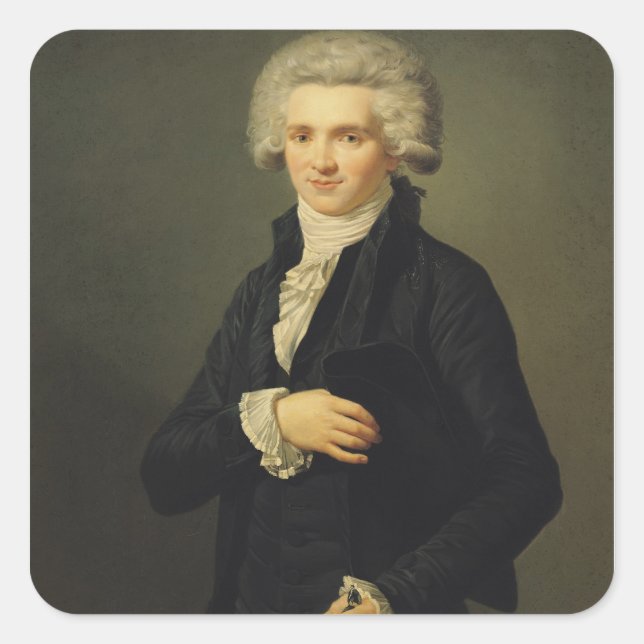 Maximilien de Robespierre  1791 Square Sticker (Front)