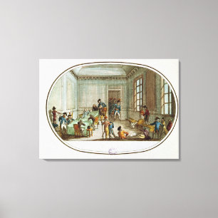 Maximilien de Robespierre  injured Canvas Print