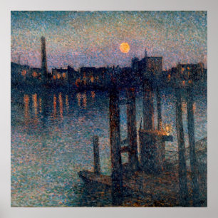 Maximilien Luce port of london Poster