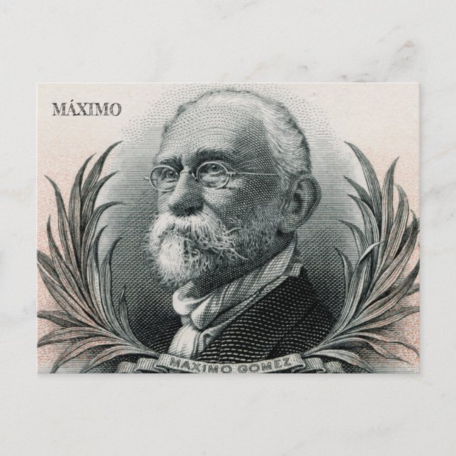 Máximo Gómez Postcard (Front)