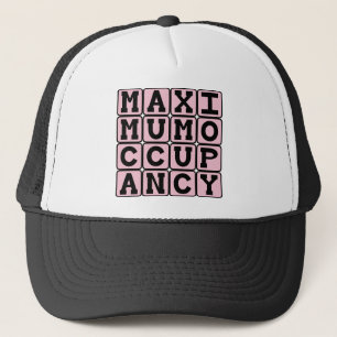 Maximum Occupancy, Funny Pregnancy Trucker Hat