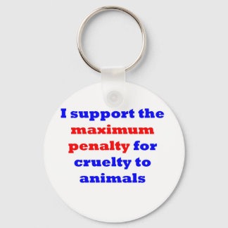 Maximum Penalty Key Ring