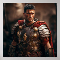Maximus as Retiarius Gladiator Poster - Roman Gene