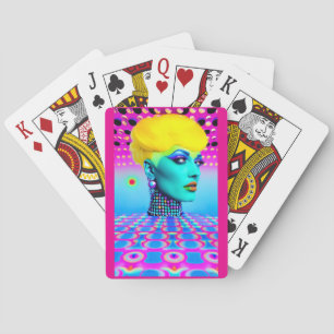 Maxine Headroom Playing Cards