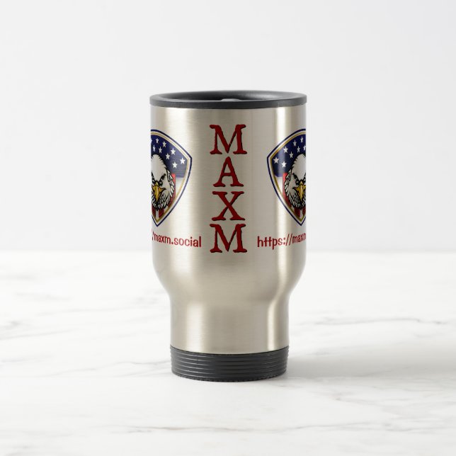 MaxM Thermal Travel Coffee Mug (Center)