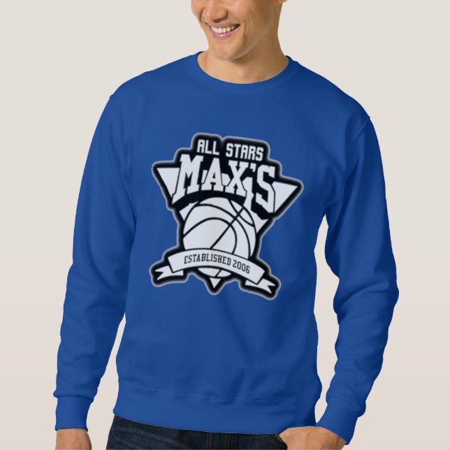Max's All Stars Logo Sweatshirt (blue) (Front)