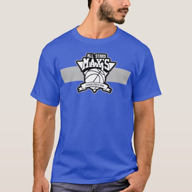Max's All Stars Performance T-Shirt (blue) (Front)