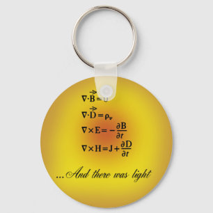 Maxwell Equations Key Ring