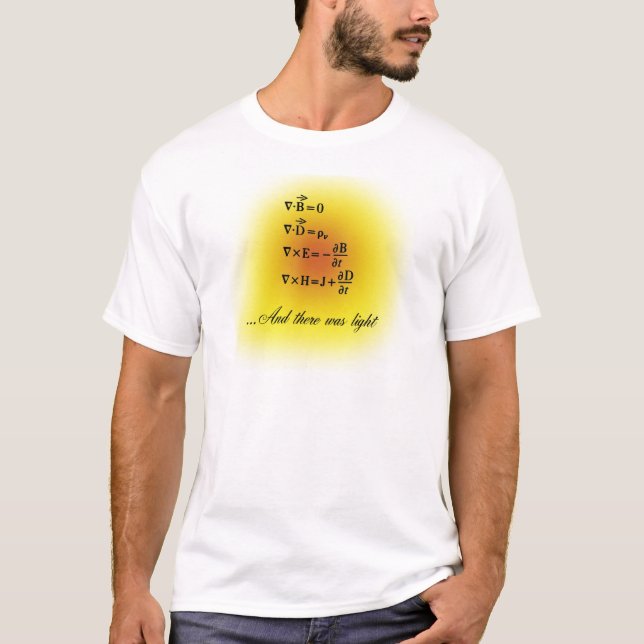 Maxwell Equations T-Shirt (Front)