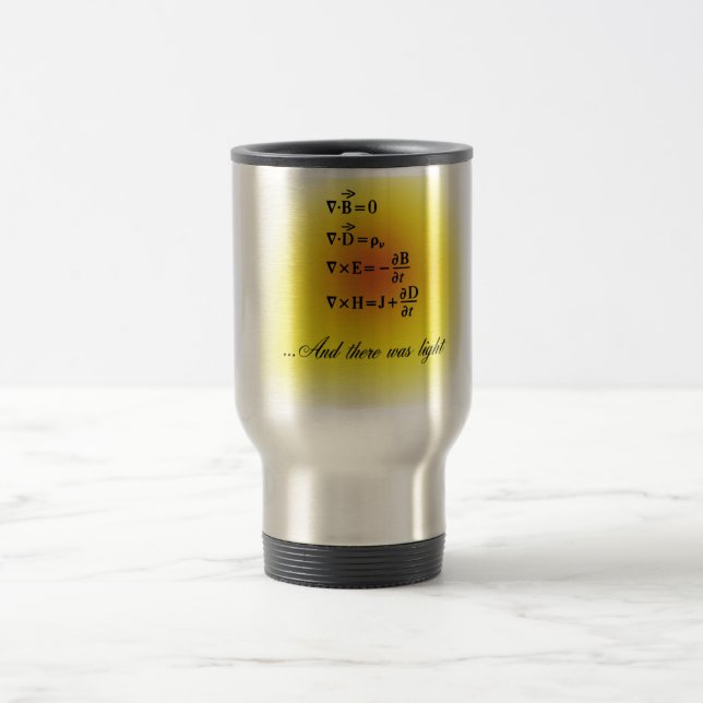 Maxwell Equations Travel Mug (Center)