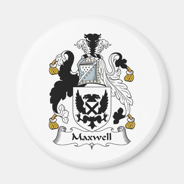 Maxwell Family Crest Magnet (Front)