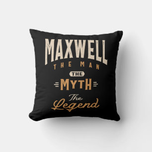 Maxwell Personalised Name - Funny Maxwell Cushion