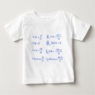 maxwell physics equation baby T-Shirt