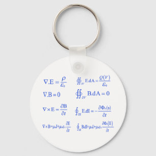 maxwell physics equation key ring