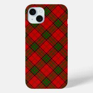 Maxwell tartan red green plaid iPhone 15 mini case