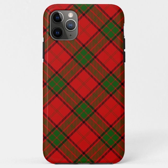 Maxwell tartan red green plaid Case-Mate iPhone case (Back)