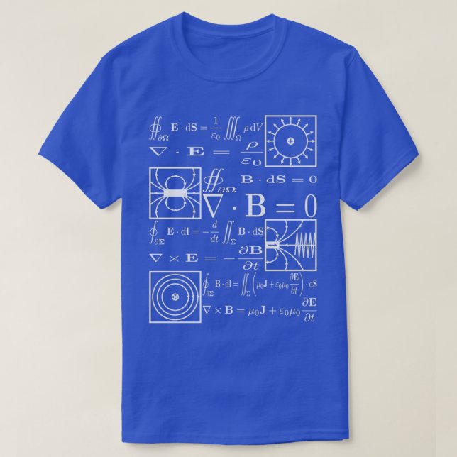 Maxwells Equations  T-Shirt (Design Front)