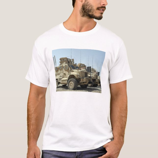 MaxxPro Mine Resistant Ambush Protected vehicle T-Shirt (Front)