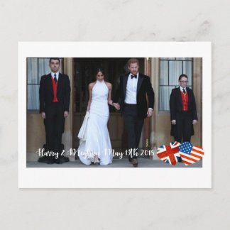 May 19th 2018: When Harry married Meghan Postcard