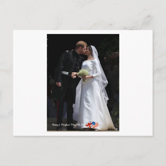 May 19th 2018: When Harry married Meghan Postcard (Front)