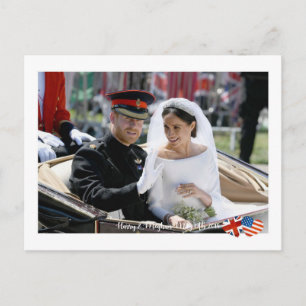 May 19th 2018: When Harry married Meghan Postcard