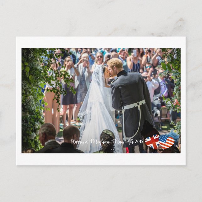 May 19th 2018: When Harry married Meghan Postcard (Front)