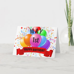 May 1st Birthday  Card
