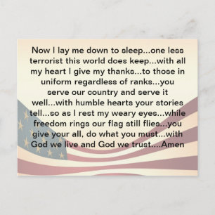 May 1st Prayer Postcard