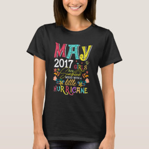 May 2017 Girls Are Sunshine Funny 5 Years Old Birt T-Shirt
