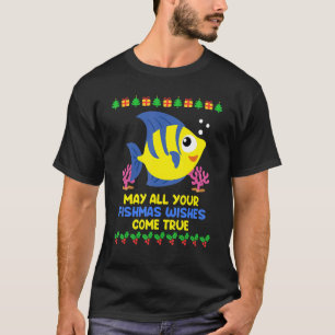 May all you Fischmas wishes come true Aquarium Ang T-Shirt