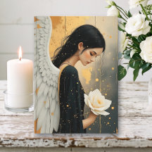 May Angels Wrap Their Wings Around You | Sympathy