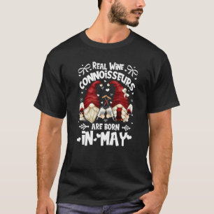 May Birthday Gnomes For Women Who Loves Drinking R T-Shirt