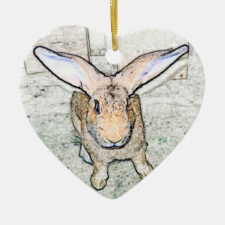May Bunny Ceramic Tree Decoration