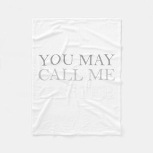 May Call Me Master Masters Degree Graduate 2024 Me Fleece Blanket