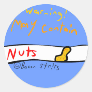 May Contain Nuts Sticker
