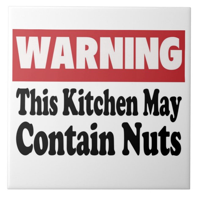 May Contain Nuts Tile (Front)